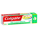 4 x Colgate Total Pro Clean Breath Toothpaste 100g