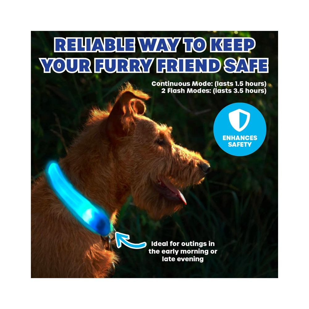 LED Light Up Pet Collar Cover
