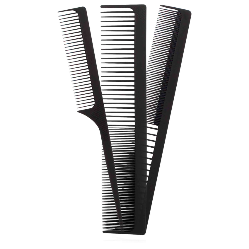 TBX ANTI-STATIC STYLING COMB - SET OF 3