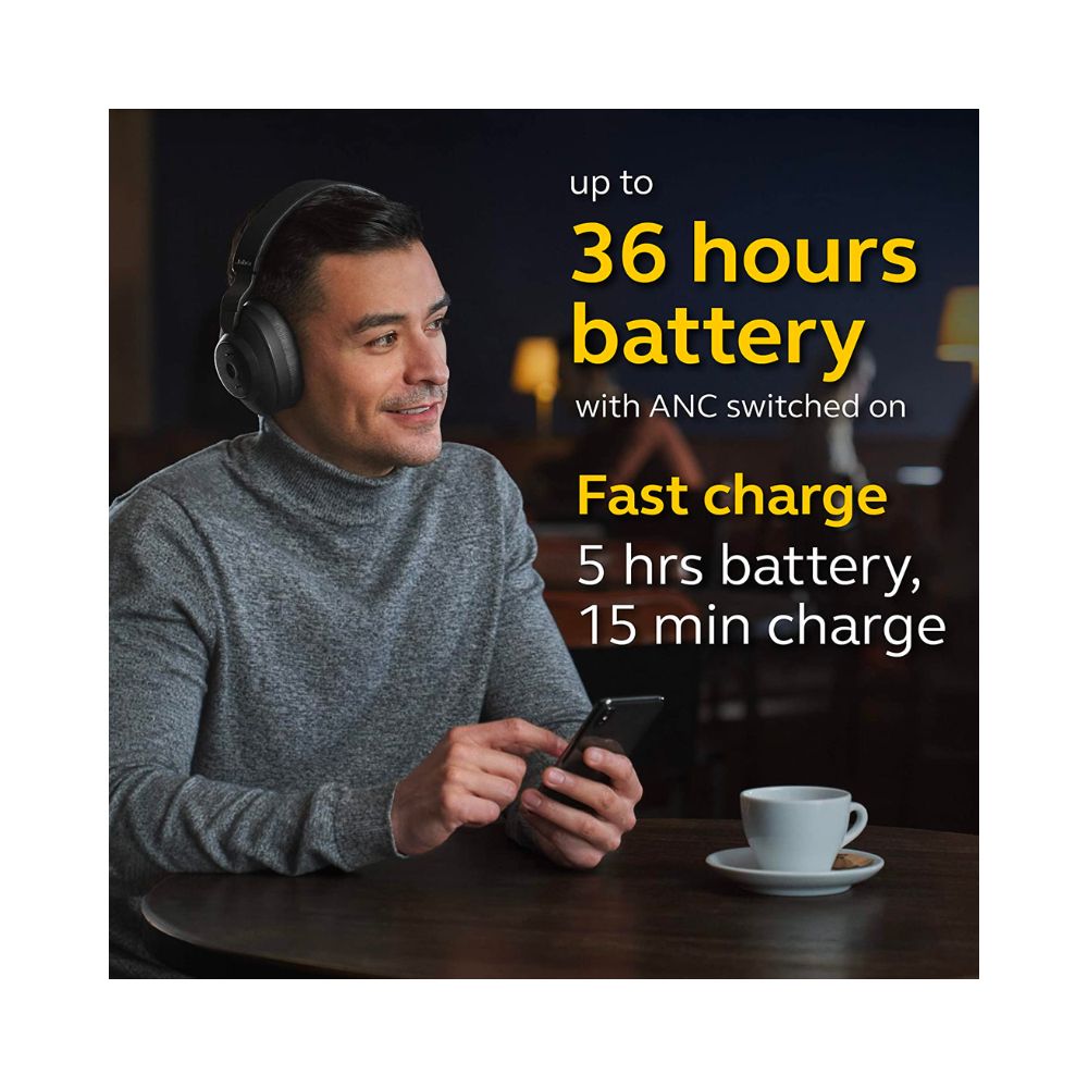 Jabra Elite 85h Wireless Noise-Canceling Headphones - Titanium Black