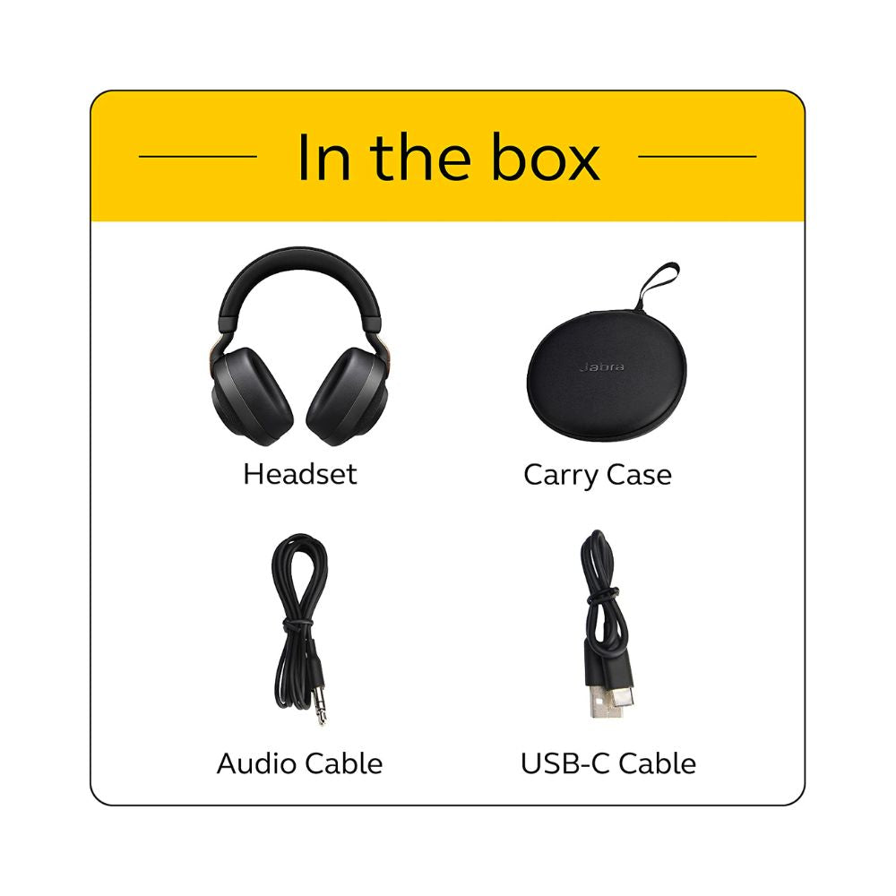 Jabra Elite 85h Wireless Noise-Canceling Headphones - Titanium Black