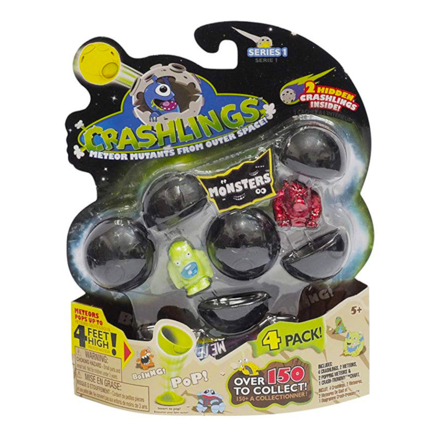 Crashlings Meteor Mutants From Outer Space - 4 Pack