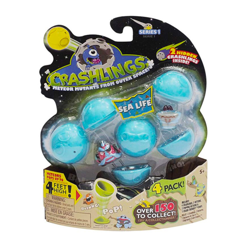 Crashlings Meteor Mutants From Outer Space - 4 Pack