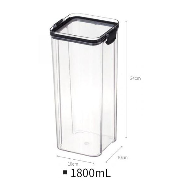 Crystal Clip Storage Box Container