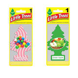 Little Trees Air Freshener 2 Pack - Bubble Gum & Green Apple