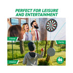Double Sided Dartboard and Target Game With Darts - 28.5cm