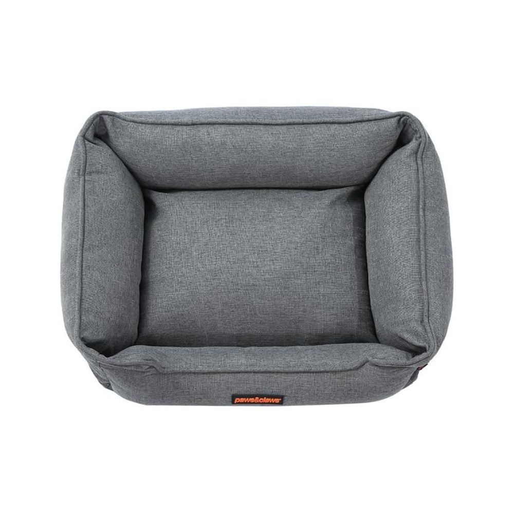 Paws & Claws Medium Pia Walled Pet Bed - 60x50x18 - Grey