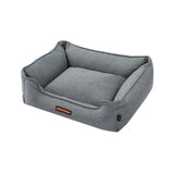 Paws & Claws Medium Pia Walled Pet Bed - 60x50x18 - Grey