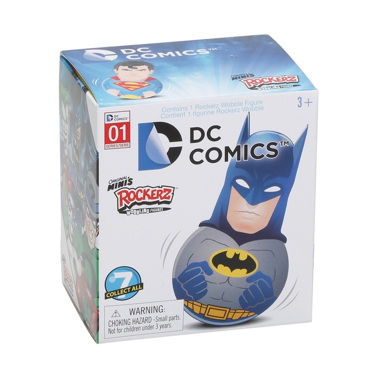 2 Pack x DC Comics Original Rockerz Wobbling Figures - Series #1