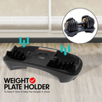 48kg Powertrain Adjustable Dumbbell Home Gym Set Gold
