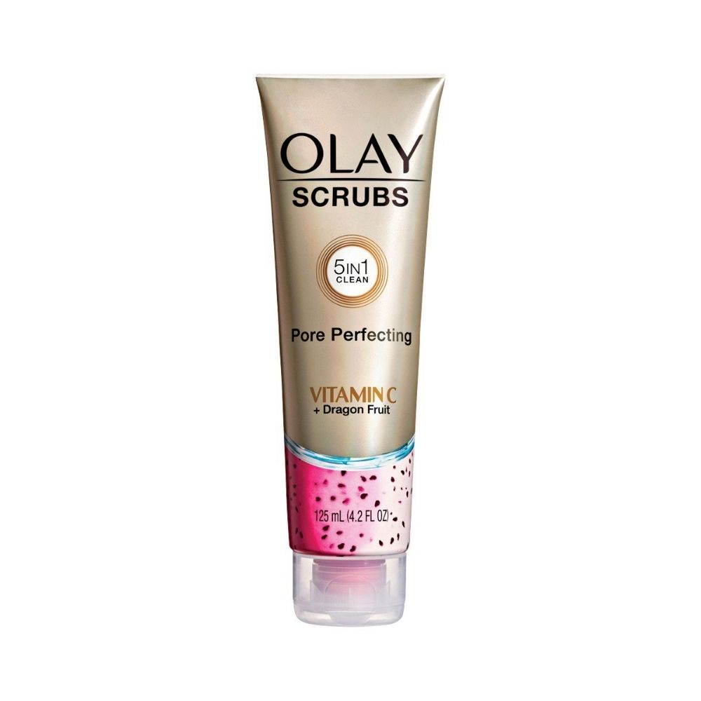 Olay Scrubs 5-in-1 Detoxifying Vitamin C + Dragon Fruit 125ml