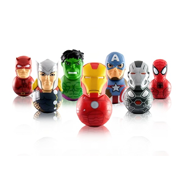 2 Pack x Marvel Comics Original Rockerz Wobbling Figures - Series #1