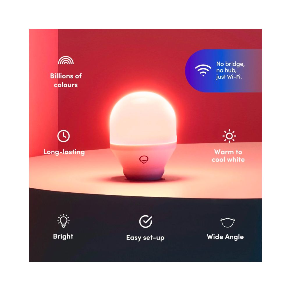 LIFX Colour 9W A60 E27 1000lm Smart Bulb
