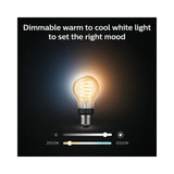 Philips Hue Vintage A60 Filament Smart Bulb E27 - White Ambiance