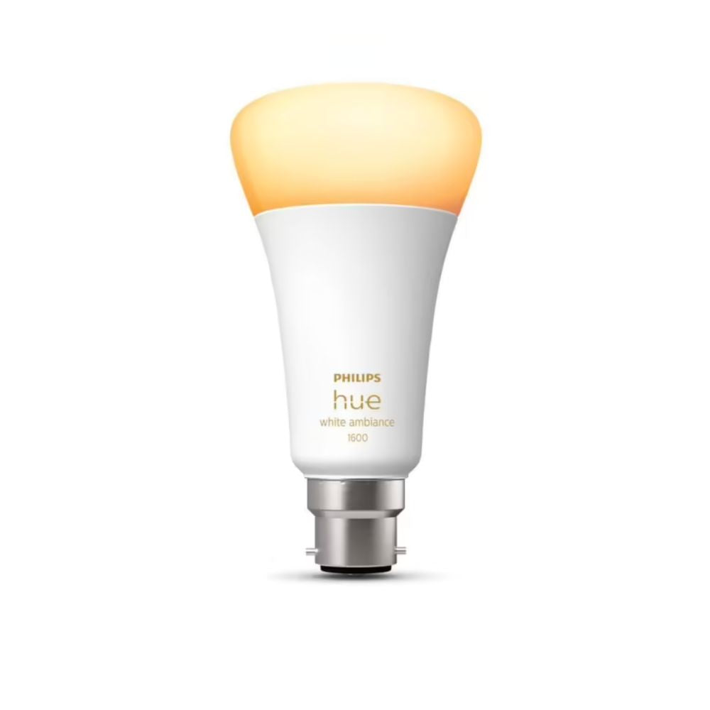 Philips Hue 15W A67 B22 Smart Light Bulb - White Ambiance
