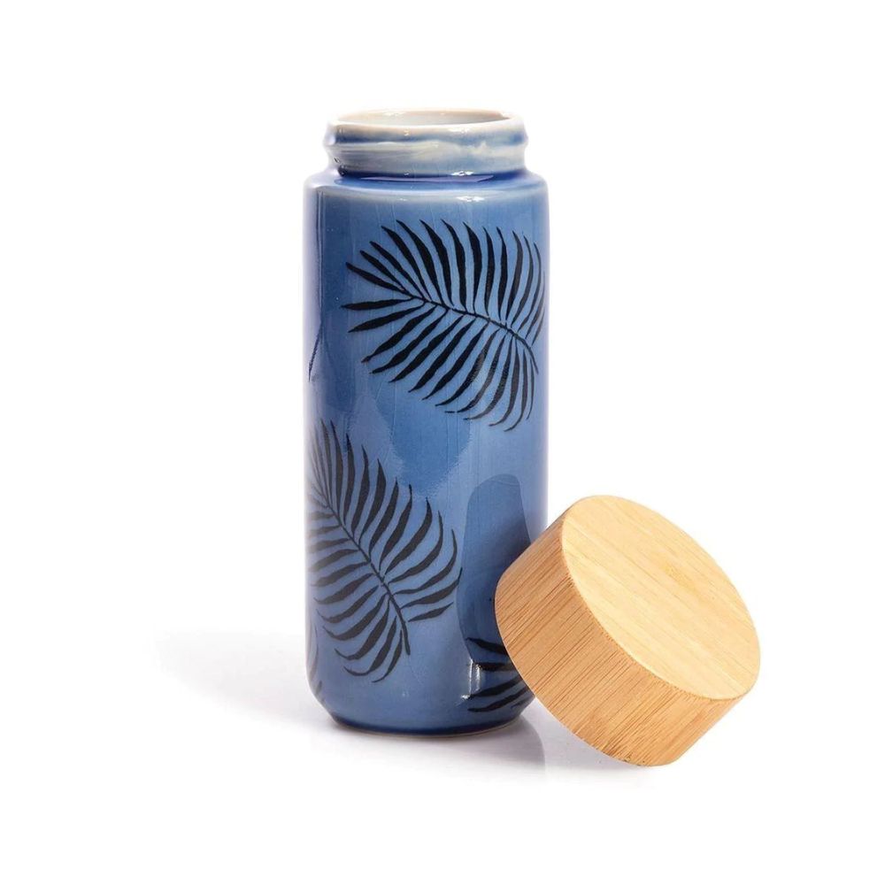 IS Gift Double Walled Ceramic Eco Water Bottle - 300ml
