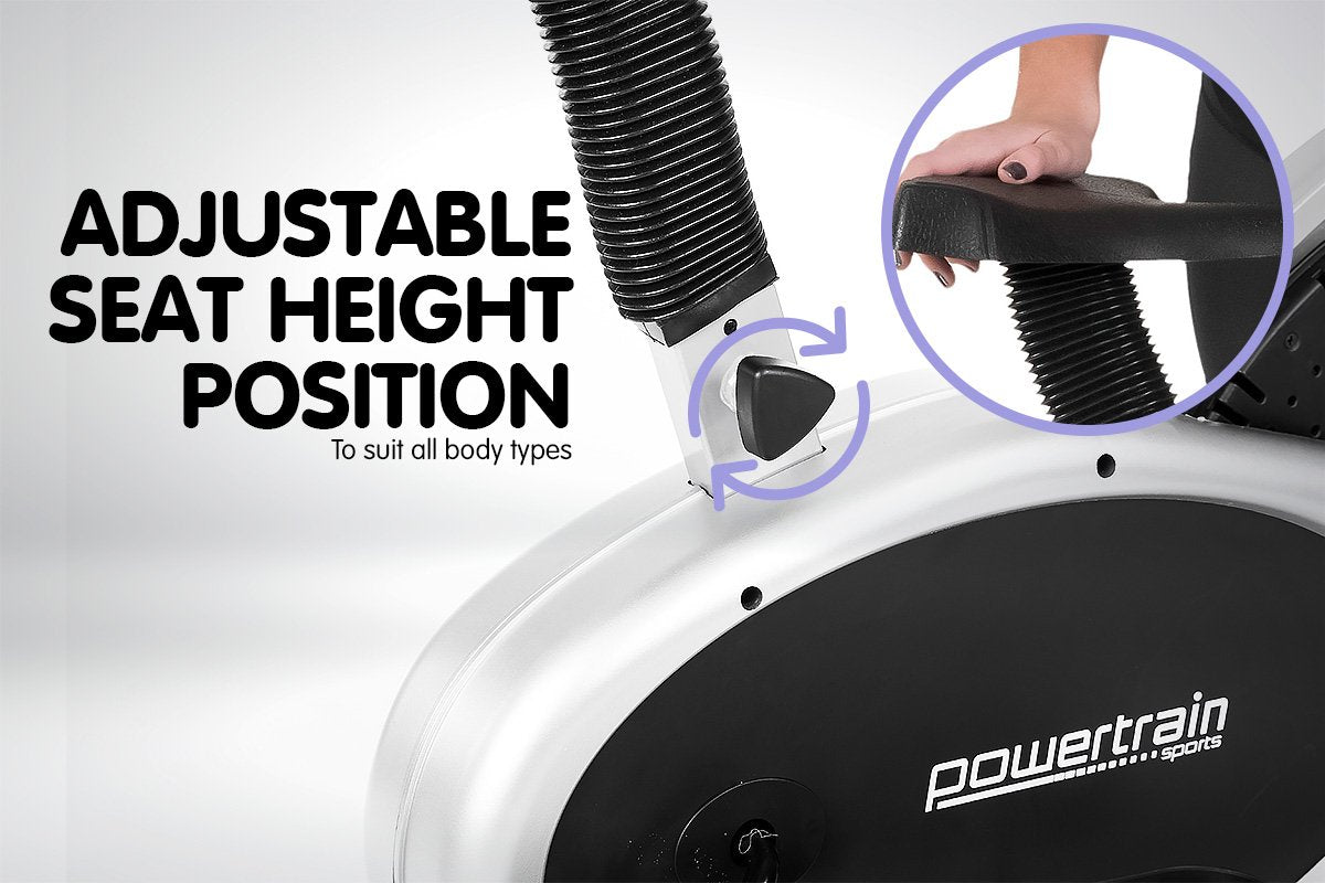 Powertrain 5-in-1 Elliptical Cross Trainer Bike with Dumbbell Sets ...