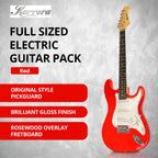 Karrera 39in Electric Guitar - Red