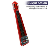 Karrera 6-String Steel Lap Guitar - Metallic Red