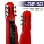 Karrera 6-String Steel Lap Guitar - Metallic Red