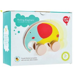 Lucy & Leo Rolling Elephant Wooden Toy Set
