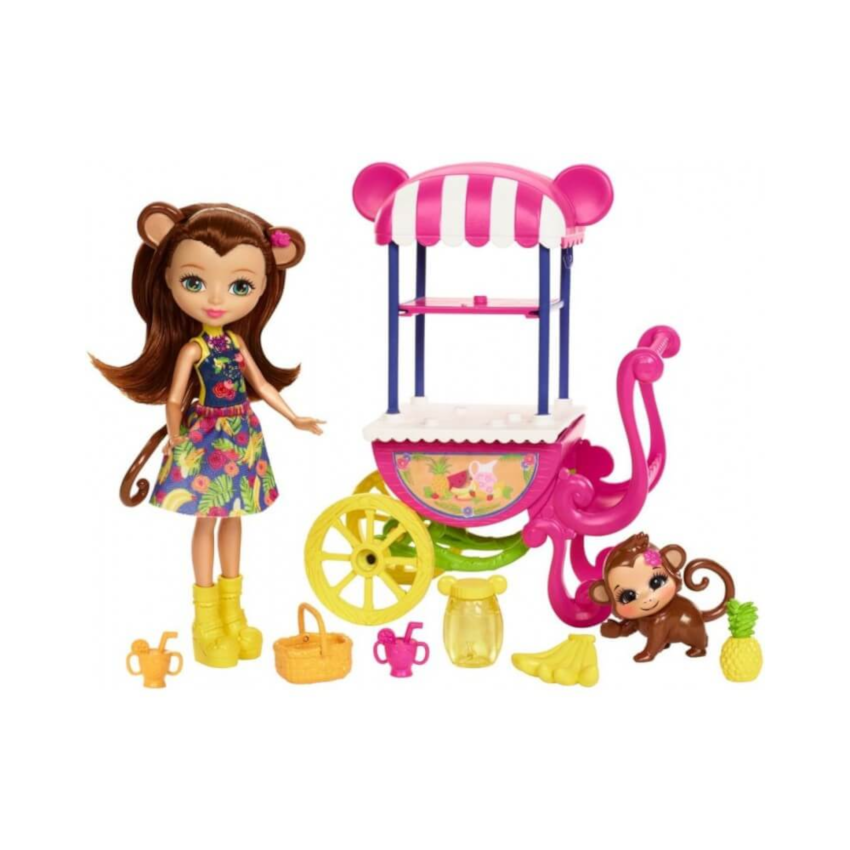 Enchantimals Dessert Cart Bren Bear & Snore Playset
