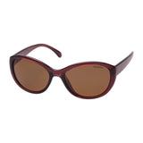 Cancer Council Erina Crystal Wine/Brown Polarised Sunglasses