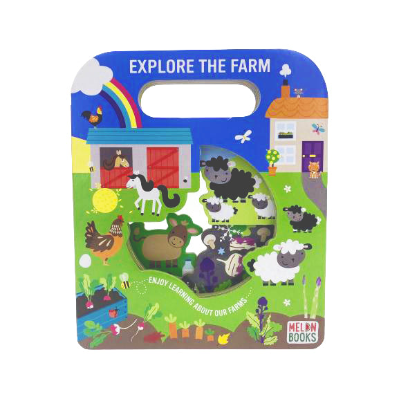 Melon Books Board Cut Books - Explore The Farm