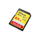 Sandisk Extreme SDXC UHS-I U3 Class 10 64GB upto 90MB/s (SDSDXVE-064G)