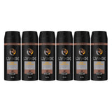 6 x Lynx Men Body Spray Aerosol Deodorant Dark Temptation 155ml