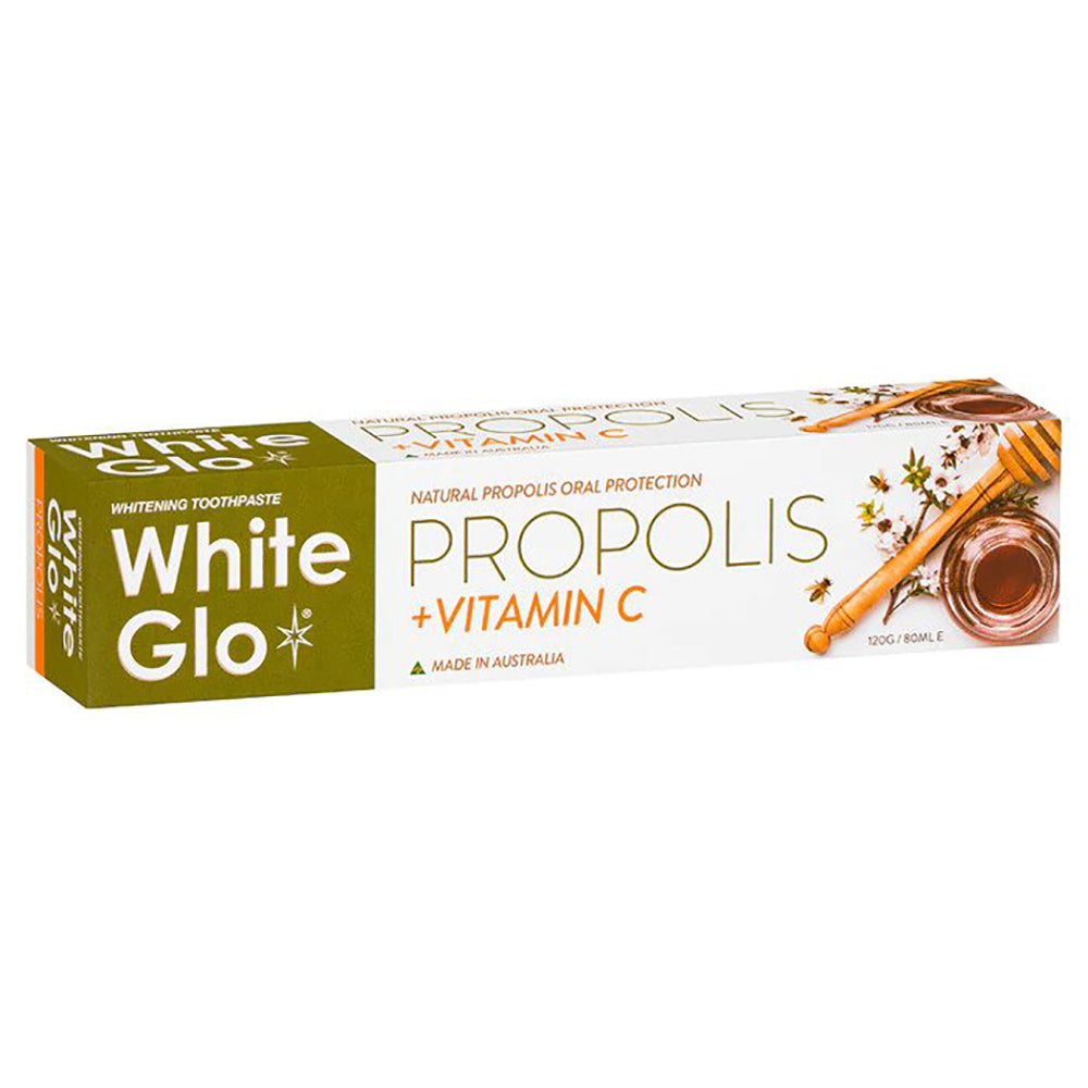 White Glo Natural Propolis + Vitamin C Toothpaste - 120g