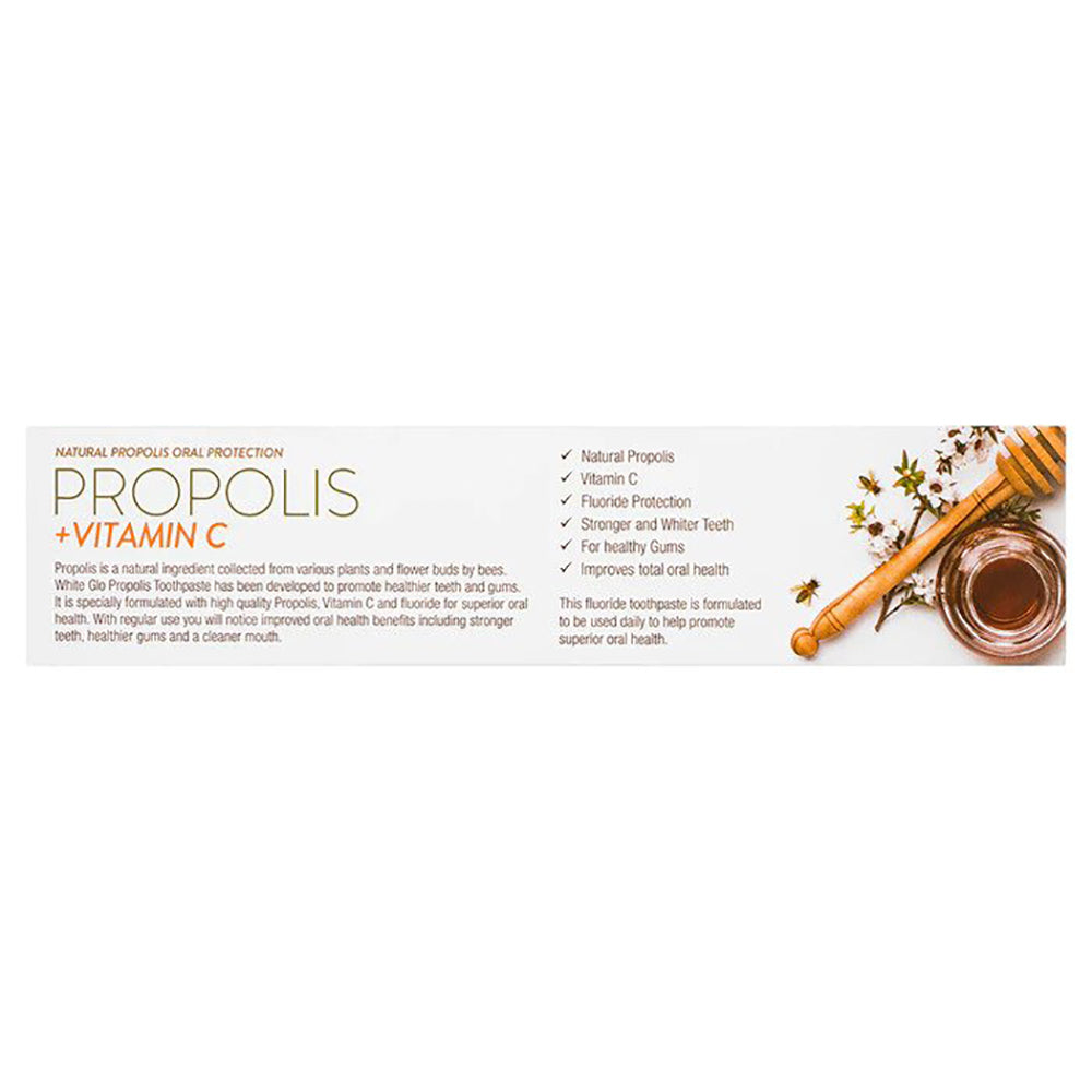 White Glo Natural Propolis + Vitamin C Toothpaste - 120g