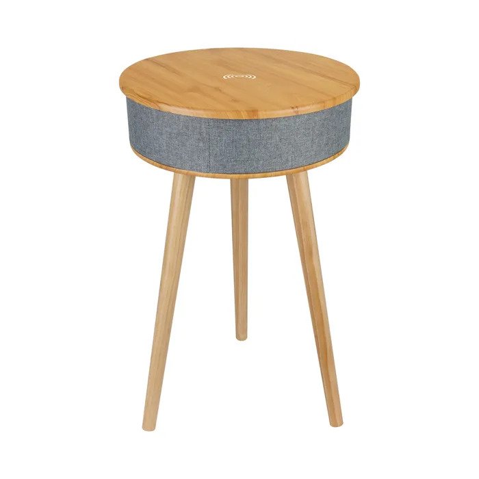 Clevinger Smart Side Table With Wireless Speaker & Phone Charger