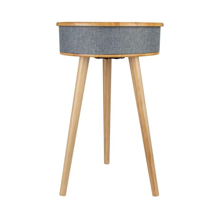 Clevinger Smart Side Table With Wireless Speaker & Phone Charger
