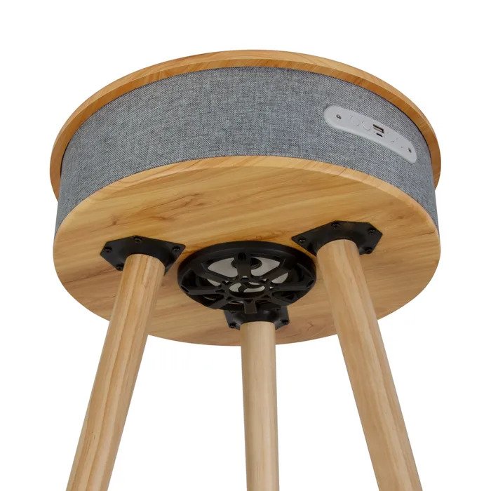Clevinger Smart Side Table With Wireless Speaker & Phone Charger