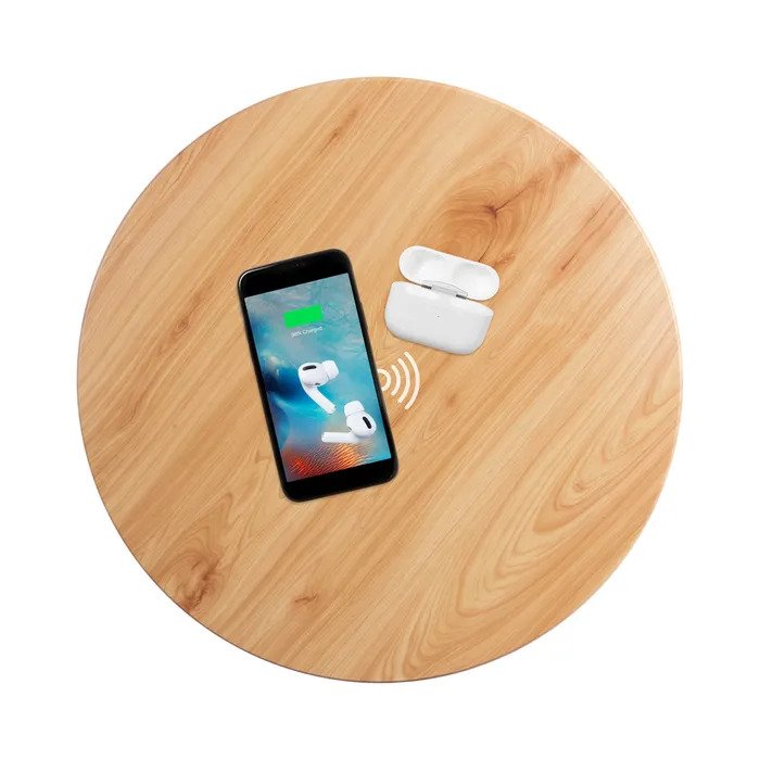 Clevinger Smart Side Table With Wireless Speaker & Phone Charger