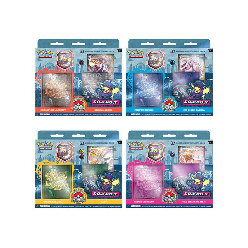 Pokemon 2022 World Championship 8-Deck Display Sealed Box