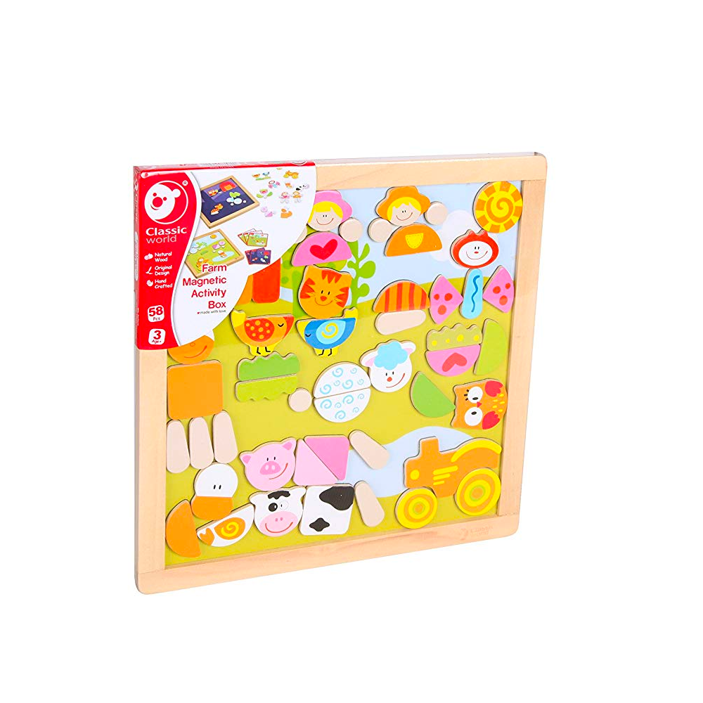 Classic World Farm Magnetic Activity Box