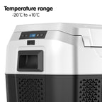 Kolner 40L Portable Fridge Cooler Freezer Camping Refrigerator Black