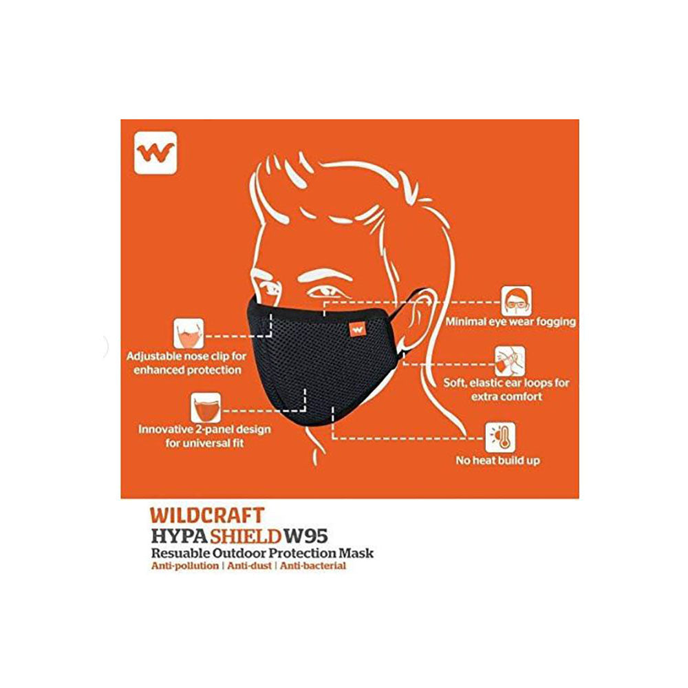 Wildcraft Hypa Shield Certified 6-Layer W95 Reusable Cloth Face Mask