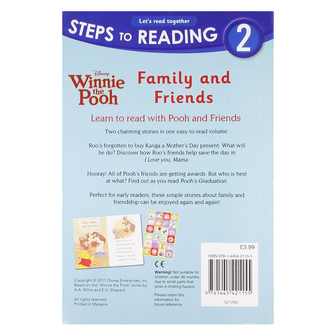 Disney Steps To Reading Level 2 - Pooh and Friends