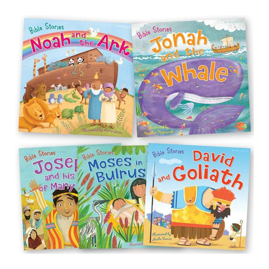 Bible Stories : 5-Book Collection in Fabric Bag