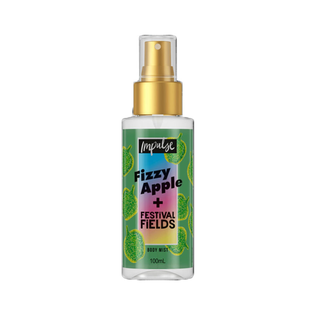 Impulse Body Mist Fizzy Apple + Festival Fields 100ml