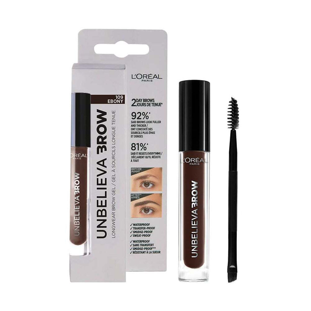 L'Oreal Unbelieva Brow Gel 109 Ebony 3.4ml