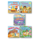Bible Stories : 5-Book Collection in Fabric Bag
