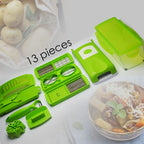 Vegetable & Fruit Slicer Dicer 13pc (With Bonus Peeler)