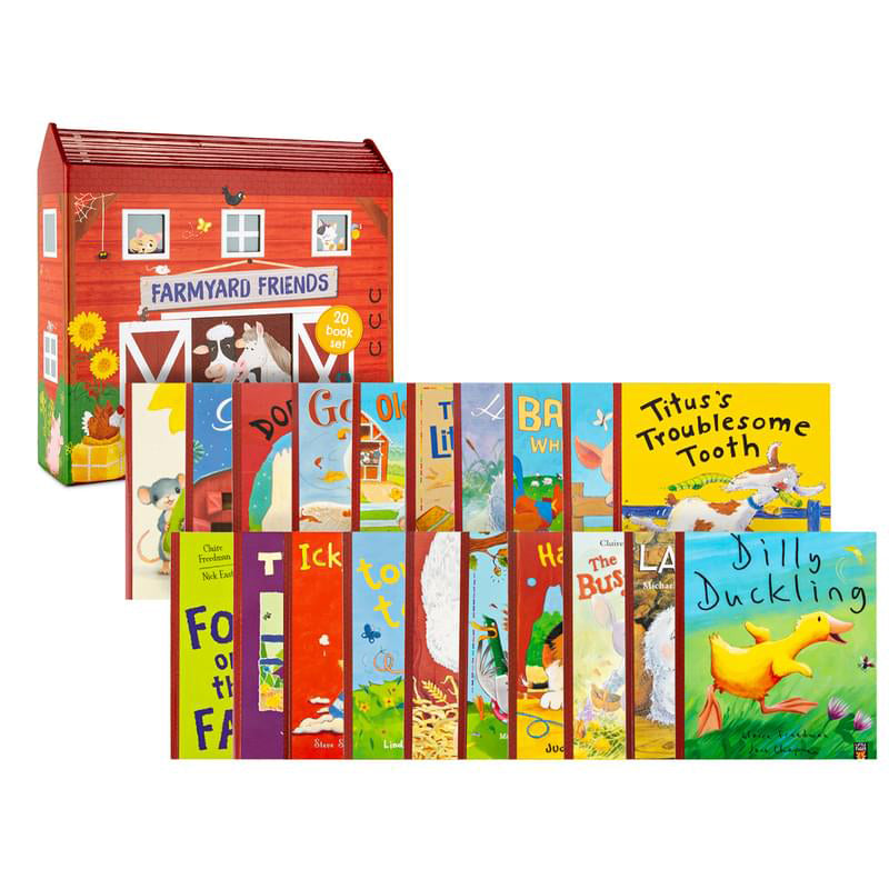 Farmyard Friends Collection 20-Hardcover Book Box Set