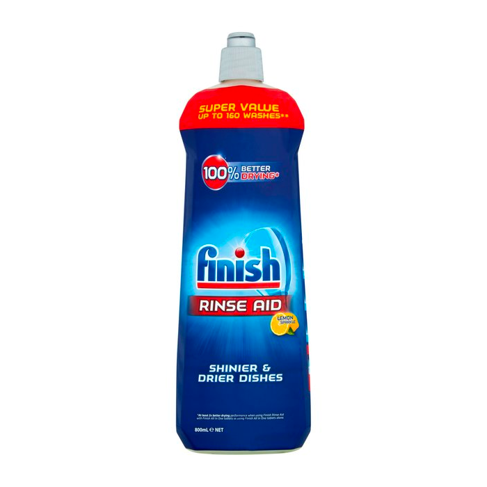 2 x Finish Shine & Protect Rinse Aid Lemon Sparkle 800ml