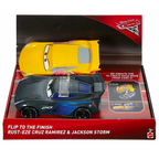 Disney Pixar Cars 3 Flip To The Finish Rust-Eze Cruz Ramirez & Jackson Storm Vehicles