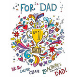 Draw Colour Create - For Dad - 20 Activities Especially For Dad!